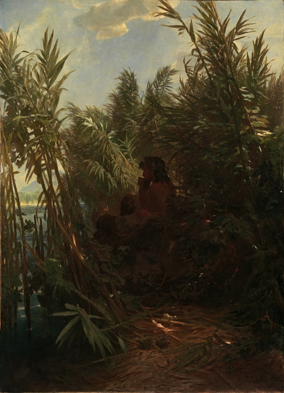 Pan in the Reed, 1856-1857. av Arnold Böcklin