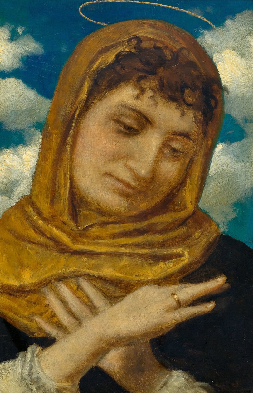 Saint Catherine, 1880. av Arnold Böcklin