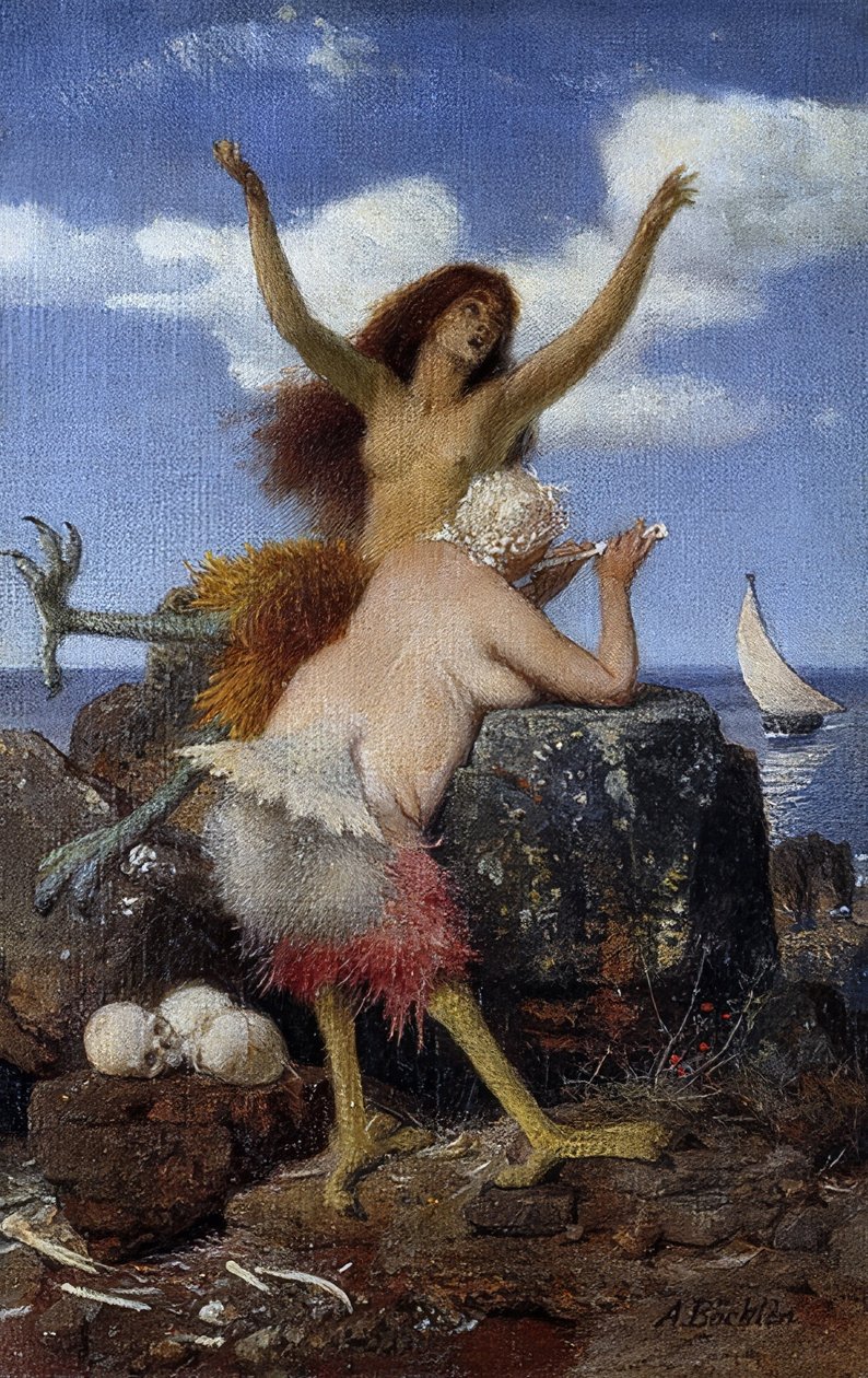 Sirener. 1875 av Arnold Böcklin