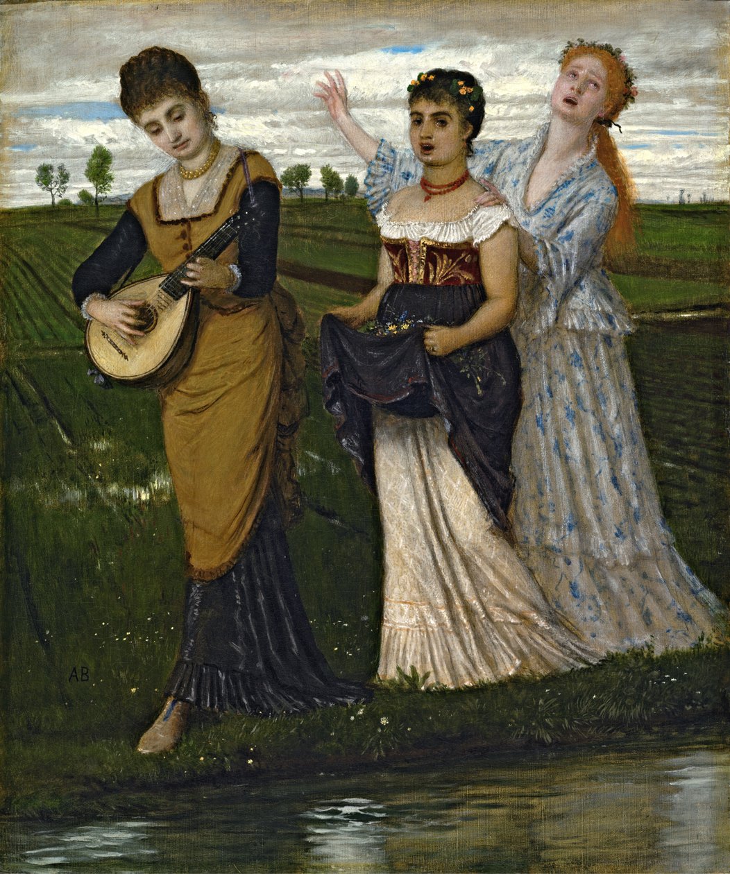 Våren (vårens sånger) av Arnold Böcklin