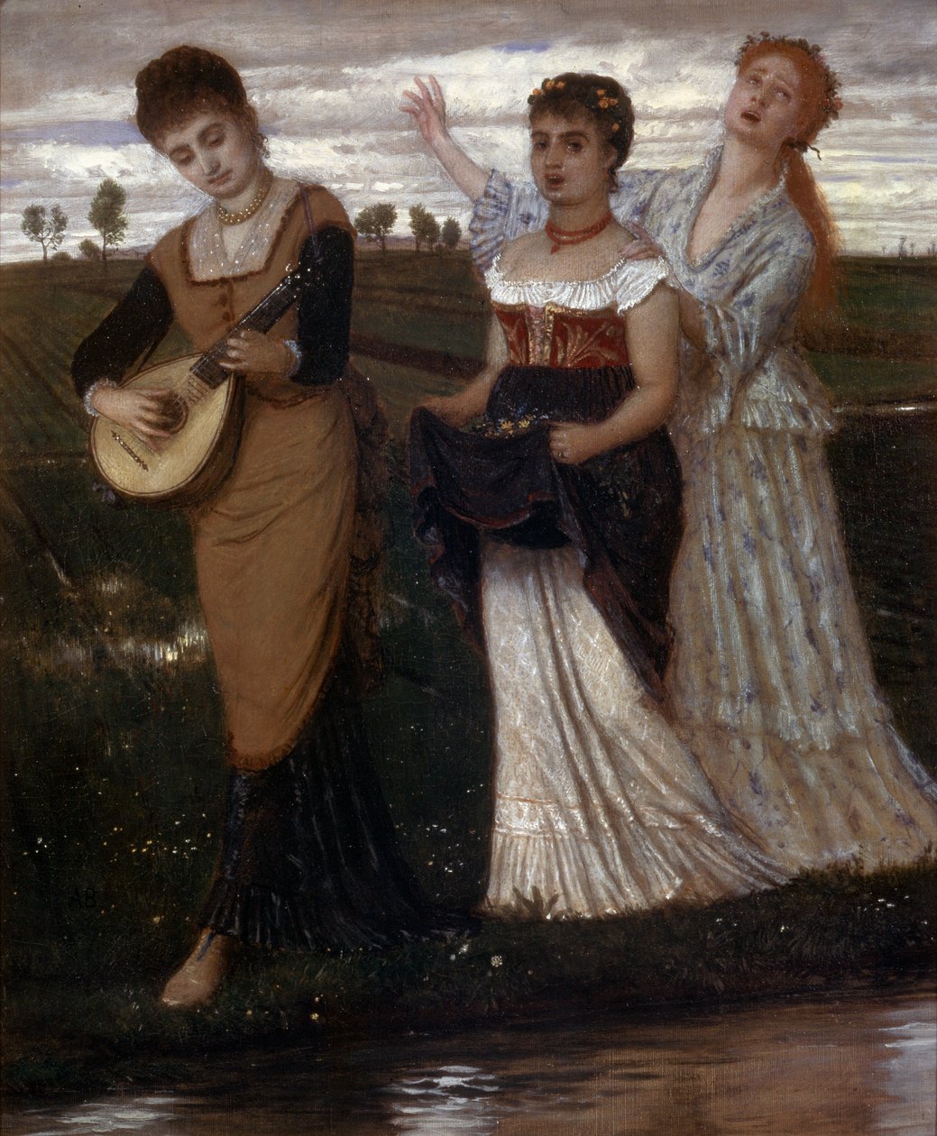 Våren 1876. av Arnold Böcklin