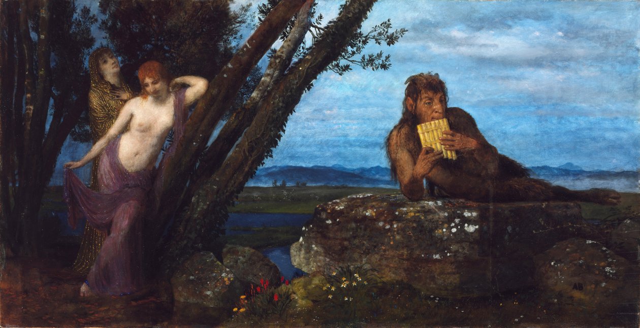 Vårafton, 1879 av Arnold Böcklin