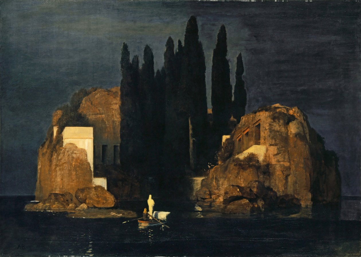 De dödas ö av Arnold Böcklin