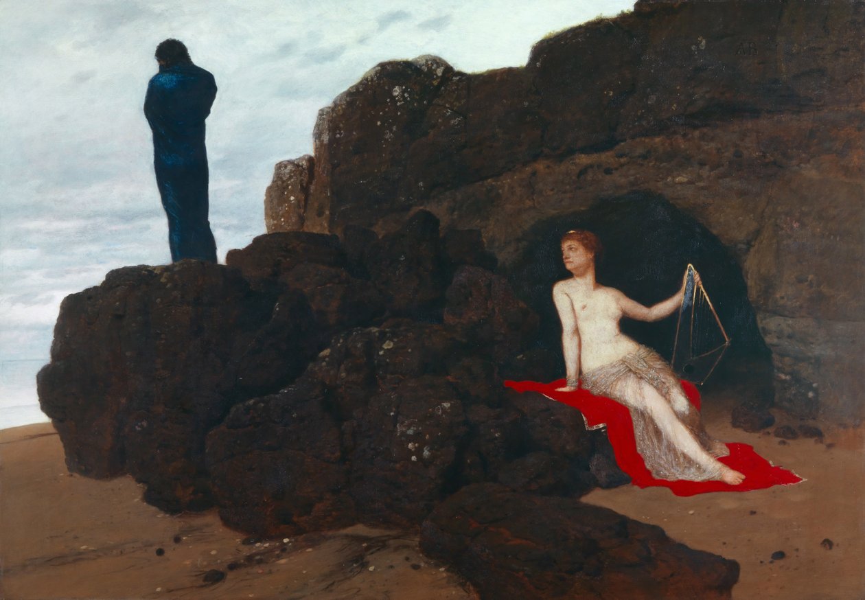 Ulysses och Calypso, 1882. av Arnold Böcklin