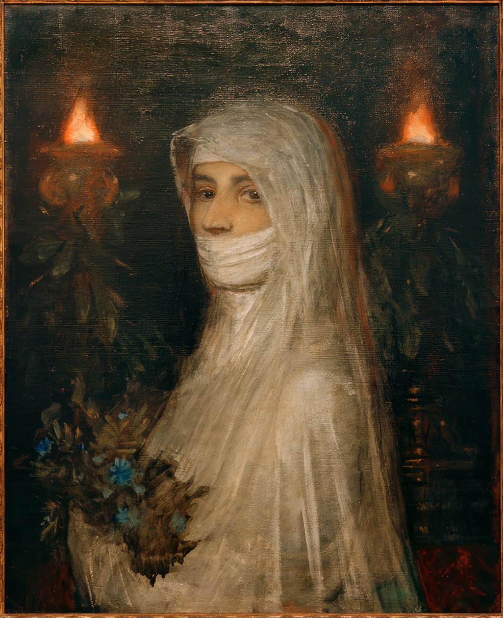 Vestalin av Arnold Böcklin