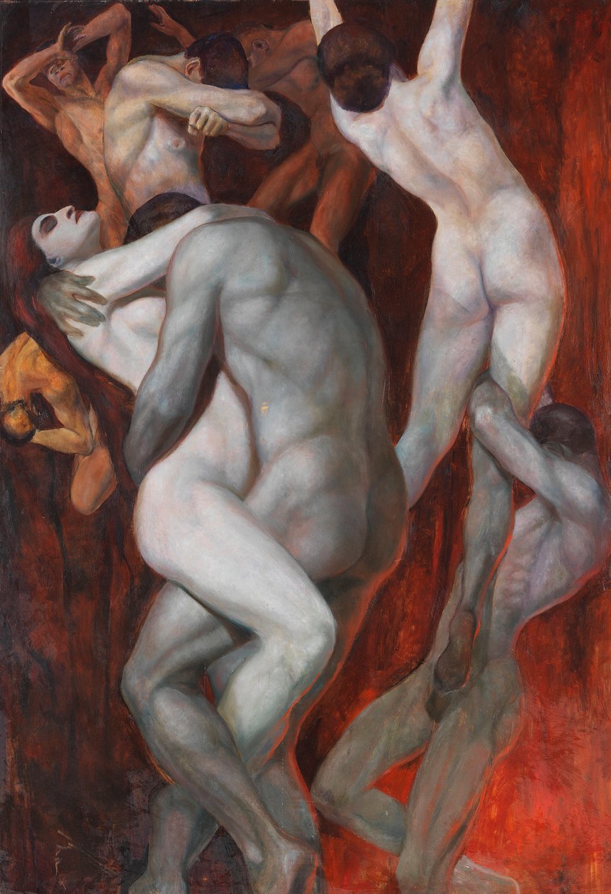 The Damned, c. 1910. av Arnold Rechberg