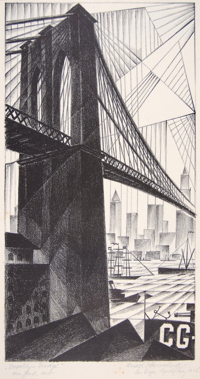 Brooklyn Bridge av Arnold Ronnebeck