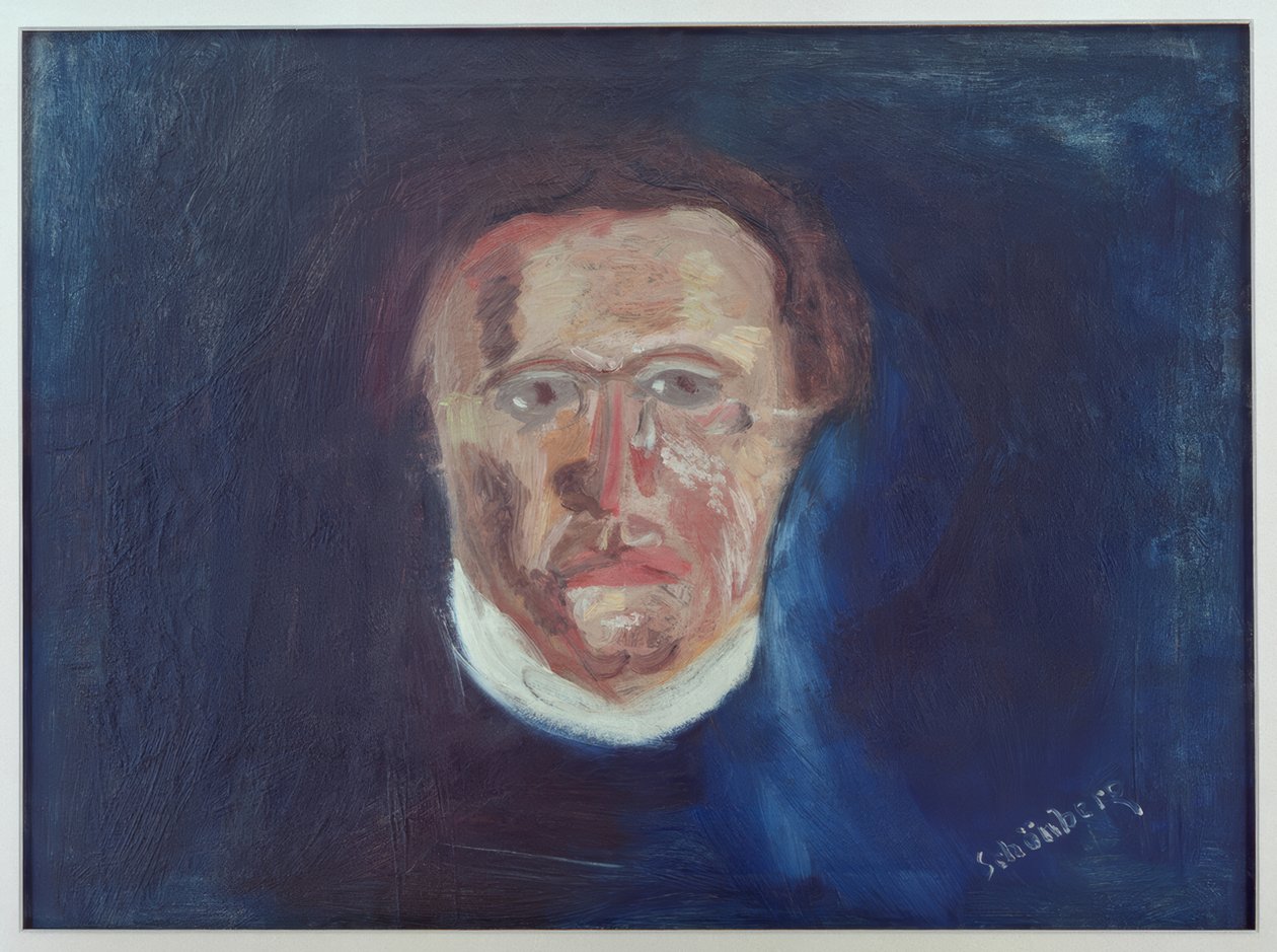 Porträtt av en man av Arnold Schönberg