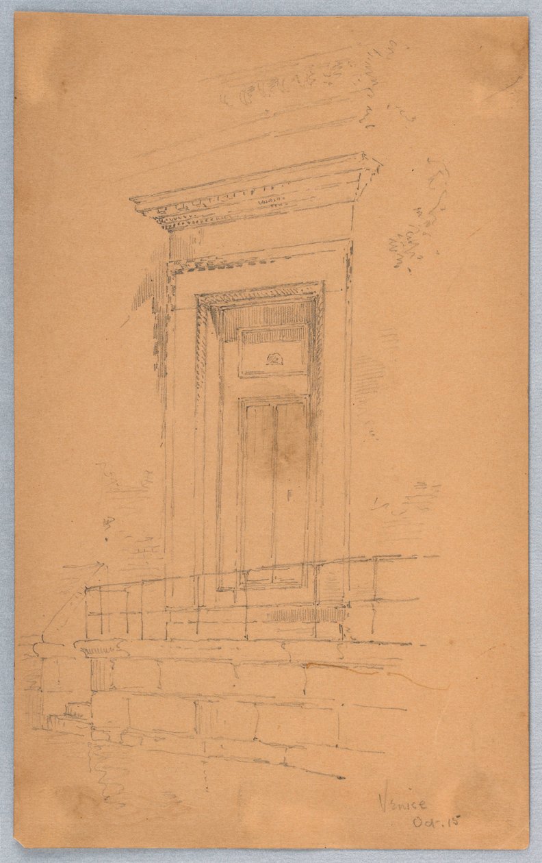 Dörröppning—Venedig av Arnold William Brunner