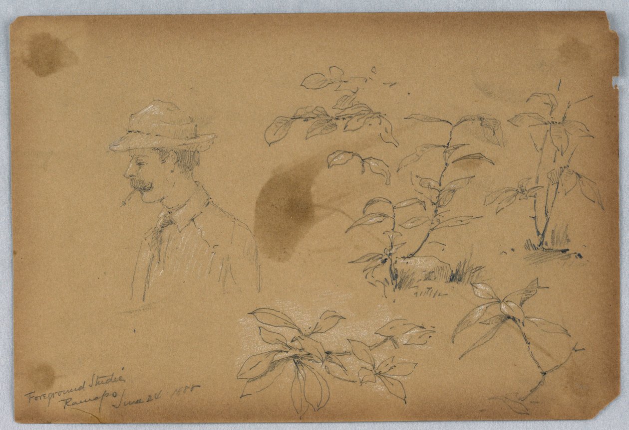 Förgrundsstudier, Ramapo av Arnold William Brunner