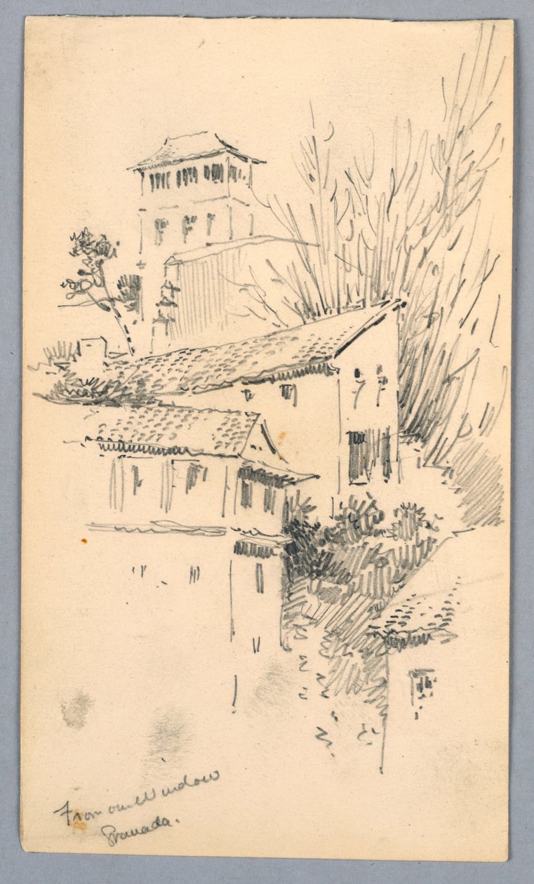 Från vårt fönster Granada av Arnold William Brunner