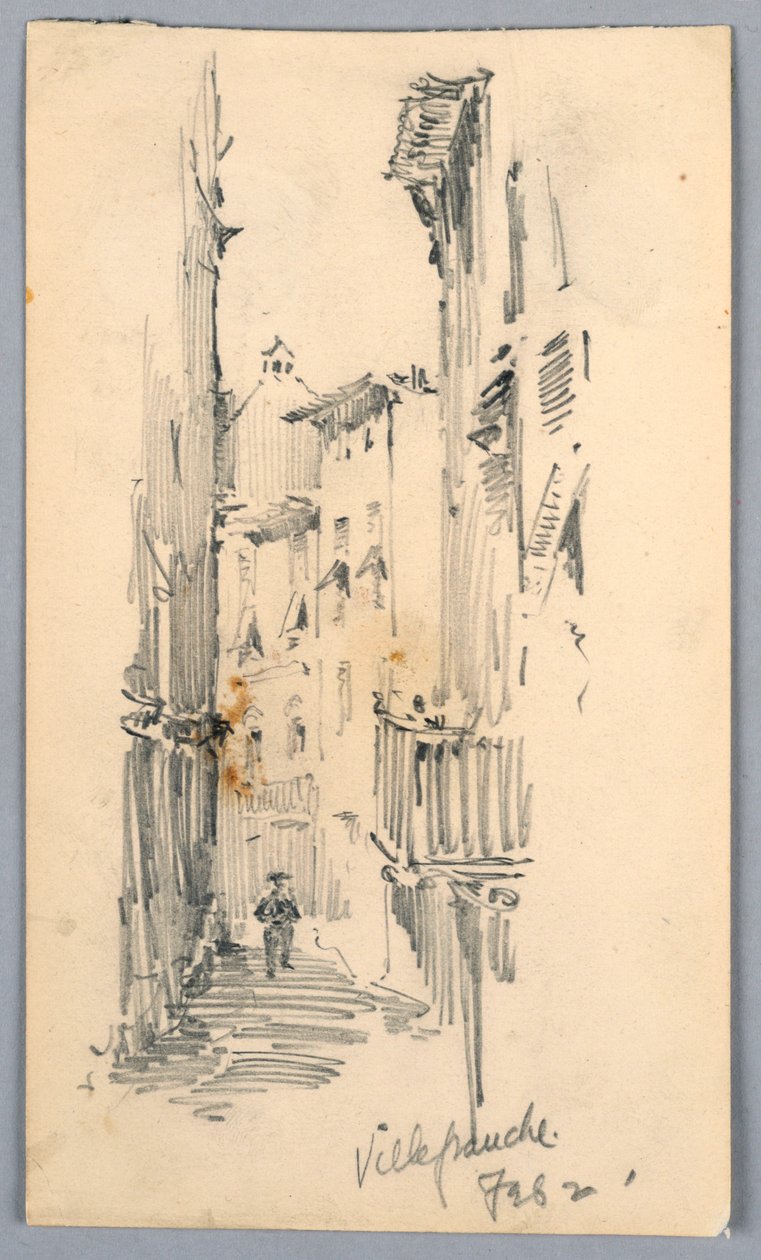 Gata i Villefranche av Arnold William Brunner