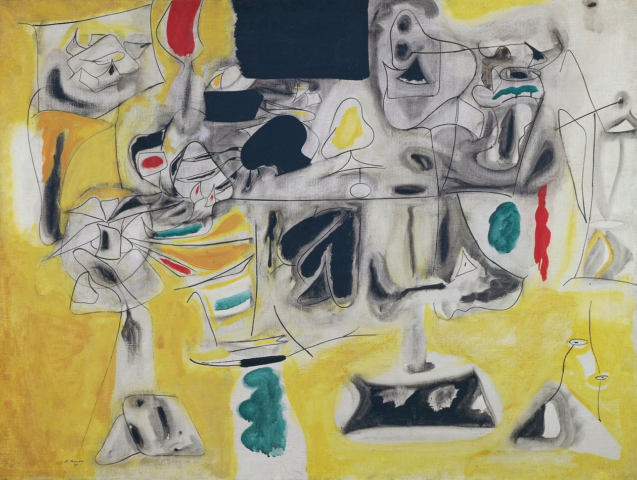 Landskap-Tabell av Arshile Gorky