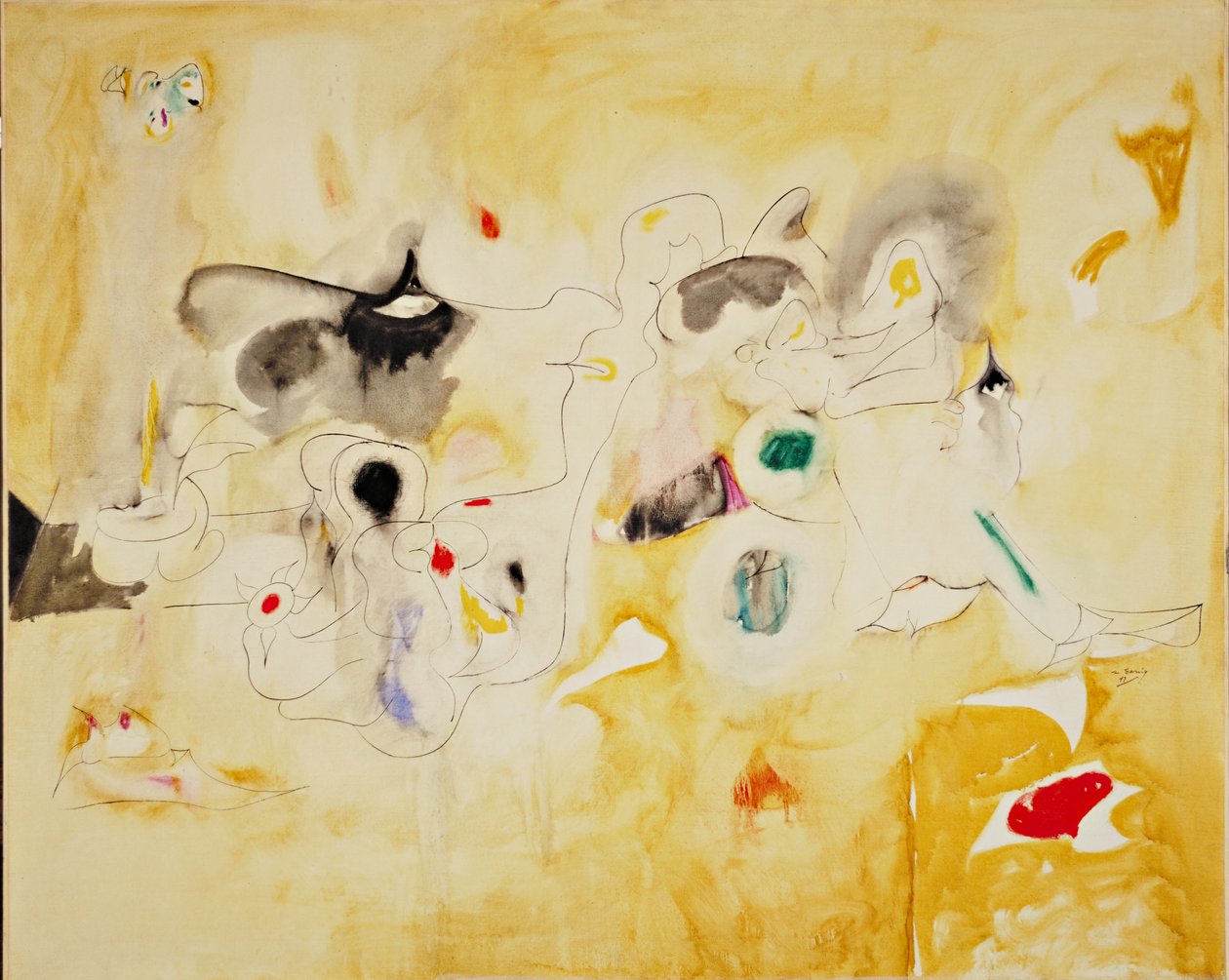 Plogen och sången av Arshile Gorky