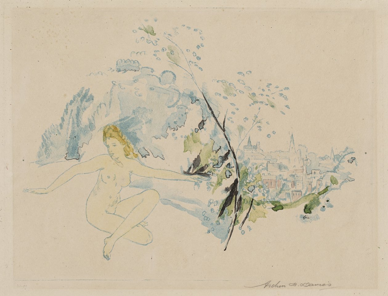 Gyllene staden av Arthur Bowen Davies