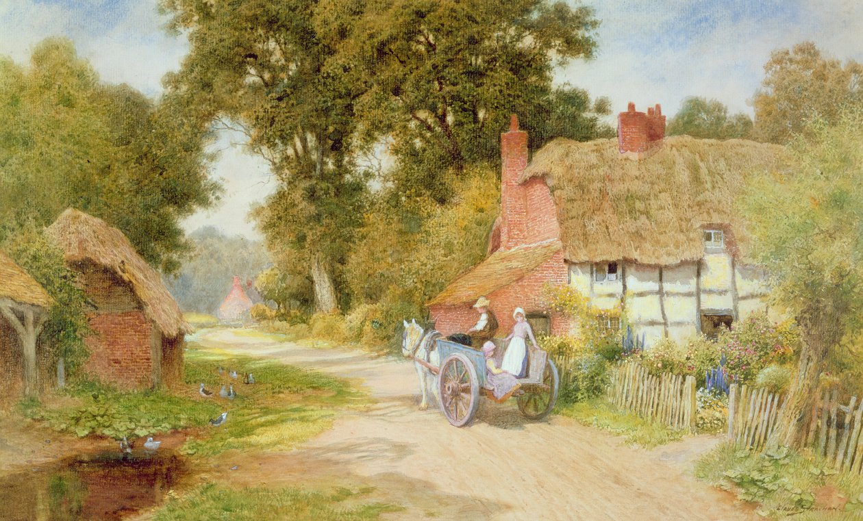 En Warwickshire Lane av Arthur Claude Strachan