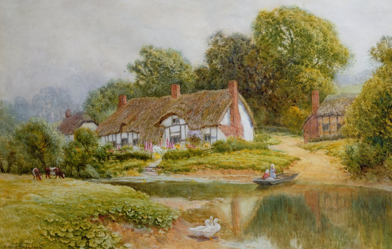 Färjan av Arthur Claude Strachan