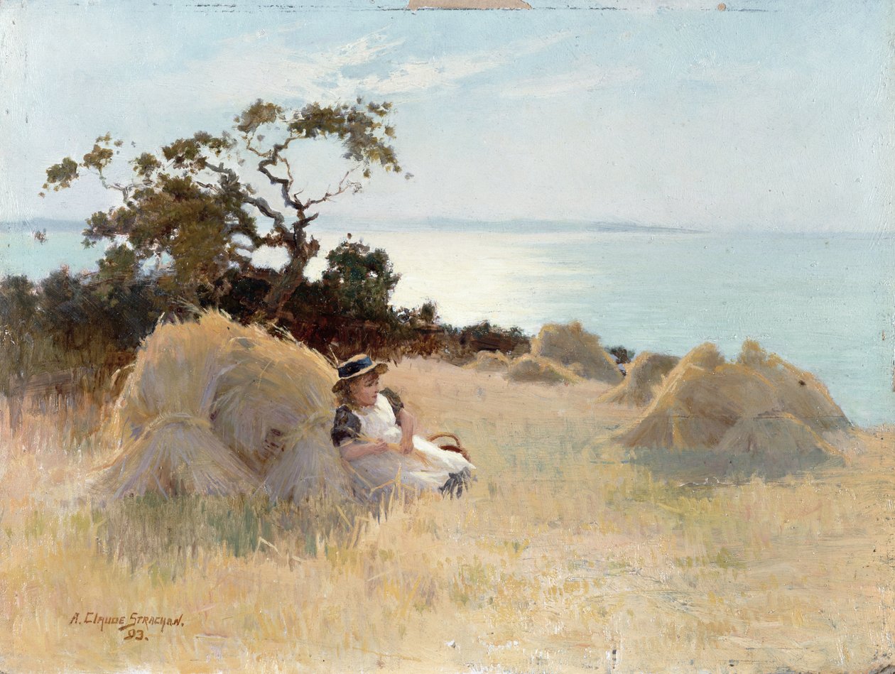Mot kvällen, 1893 (bräda) av Arthur Claude Strachan