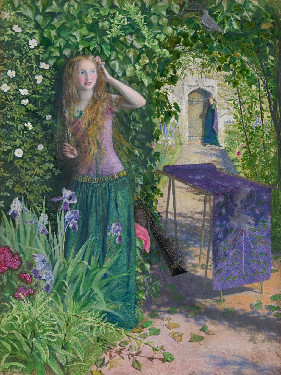 Rättvis Rosamund av Arthur Hughes