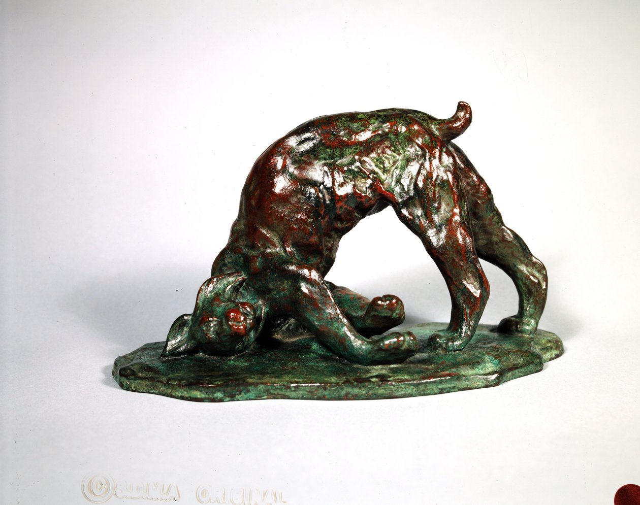 Lodjur, 1909 (brons) av Arthur Putnam