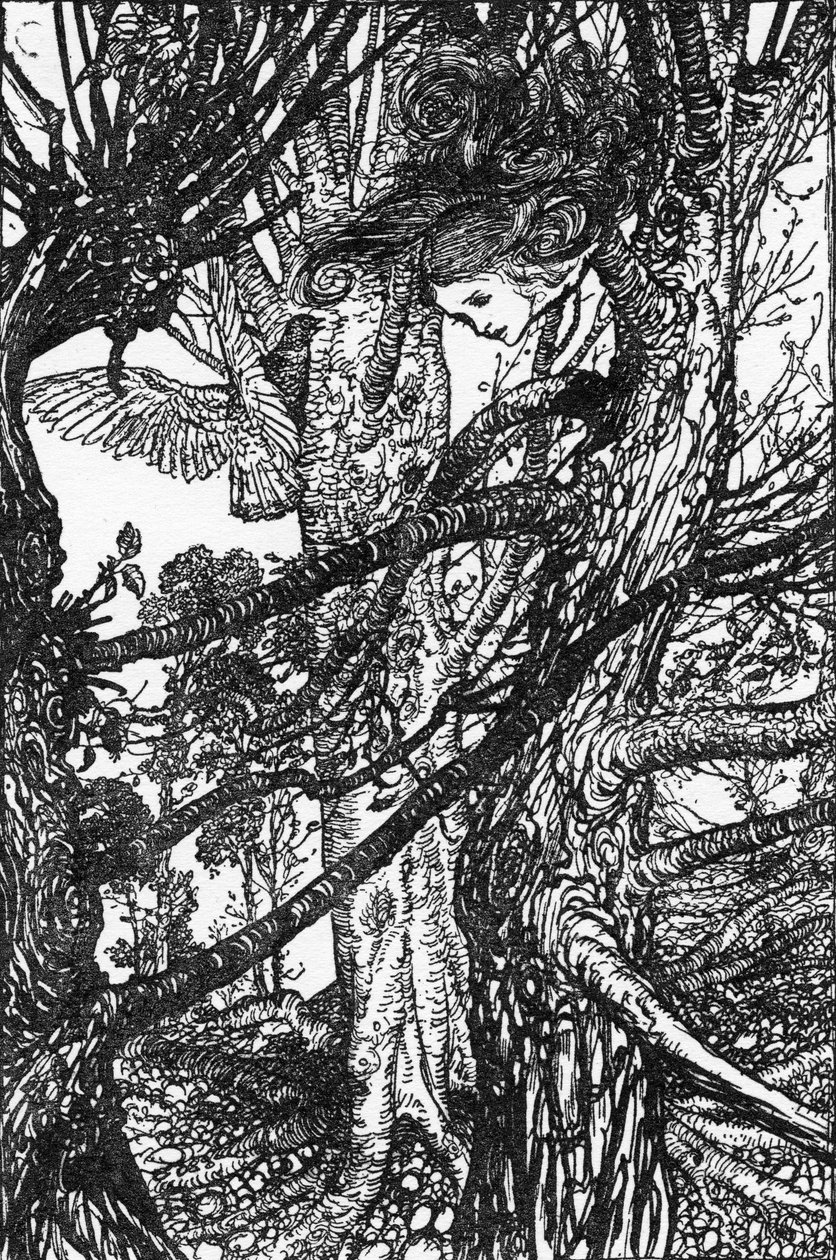 Alices äventyr i Underlandet av Lewis Carroll av Arthur Rackham