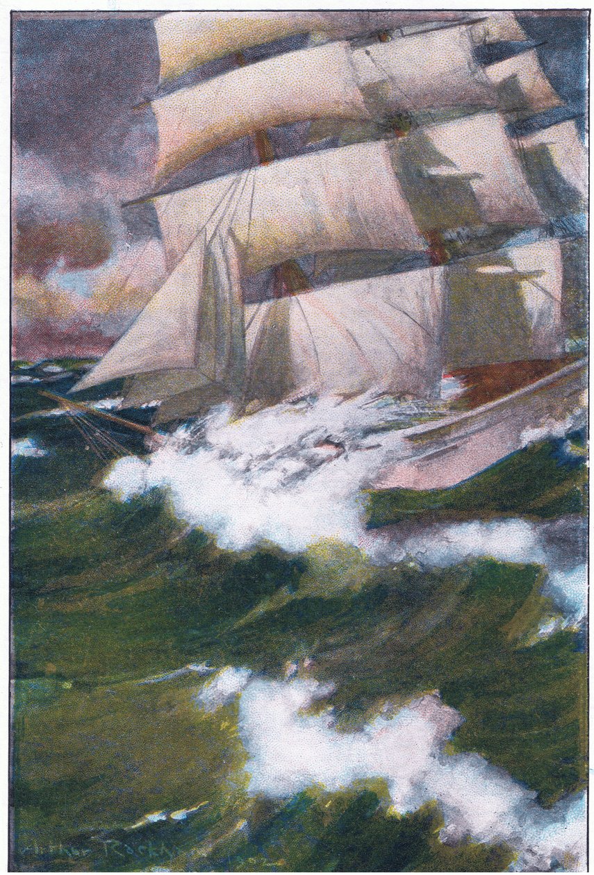 Jag tvättade fartyget för och akter av Arthur Rackham