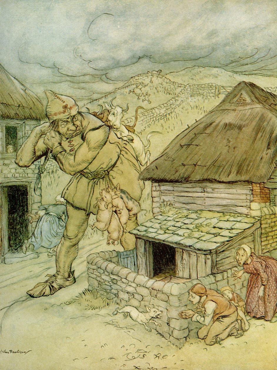 Jack the Giant Killer av Arthur Rackham