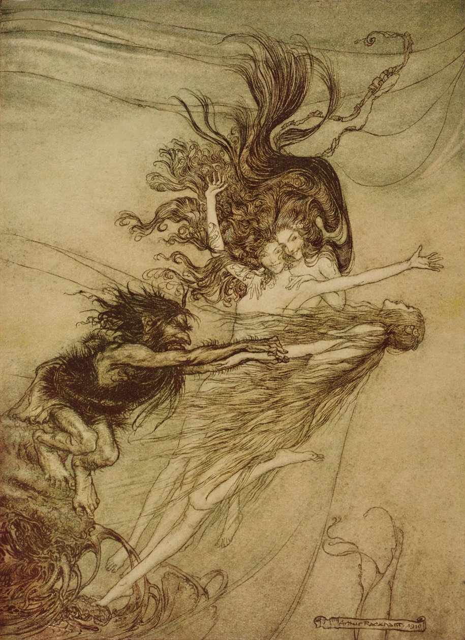 The Rhinmaidens retar Alberich från 