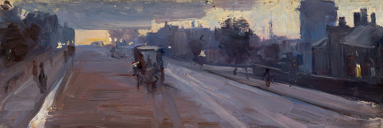 Hoddle St., 22:00 av Arthur Streeton