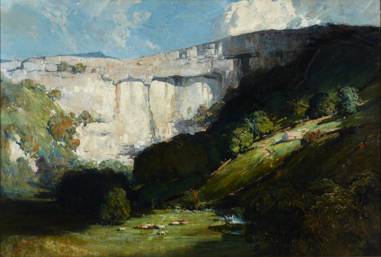 Malham Cove av Arthur Streeton