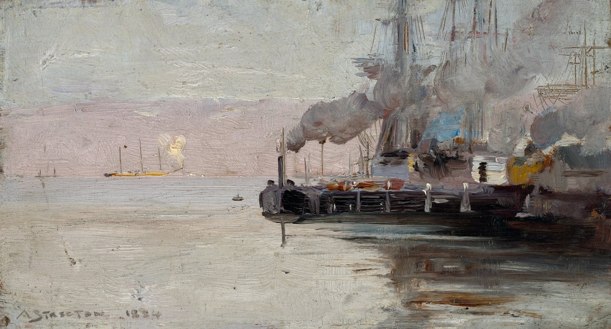 Sandridge av Arthur Streeton