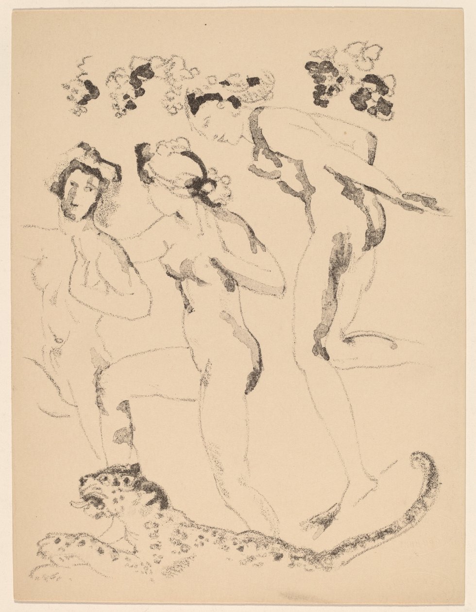 bacchanter av Arthur B. Davies