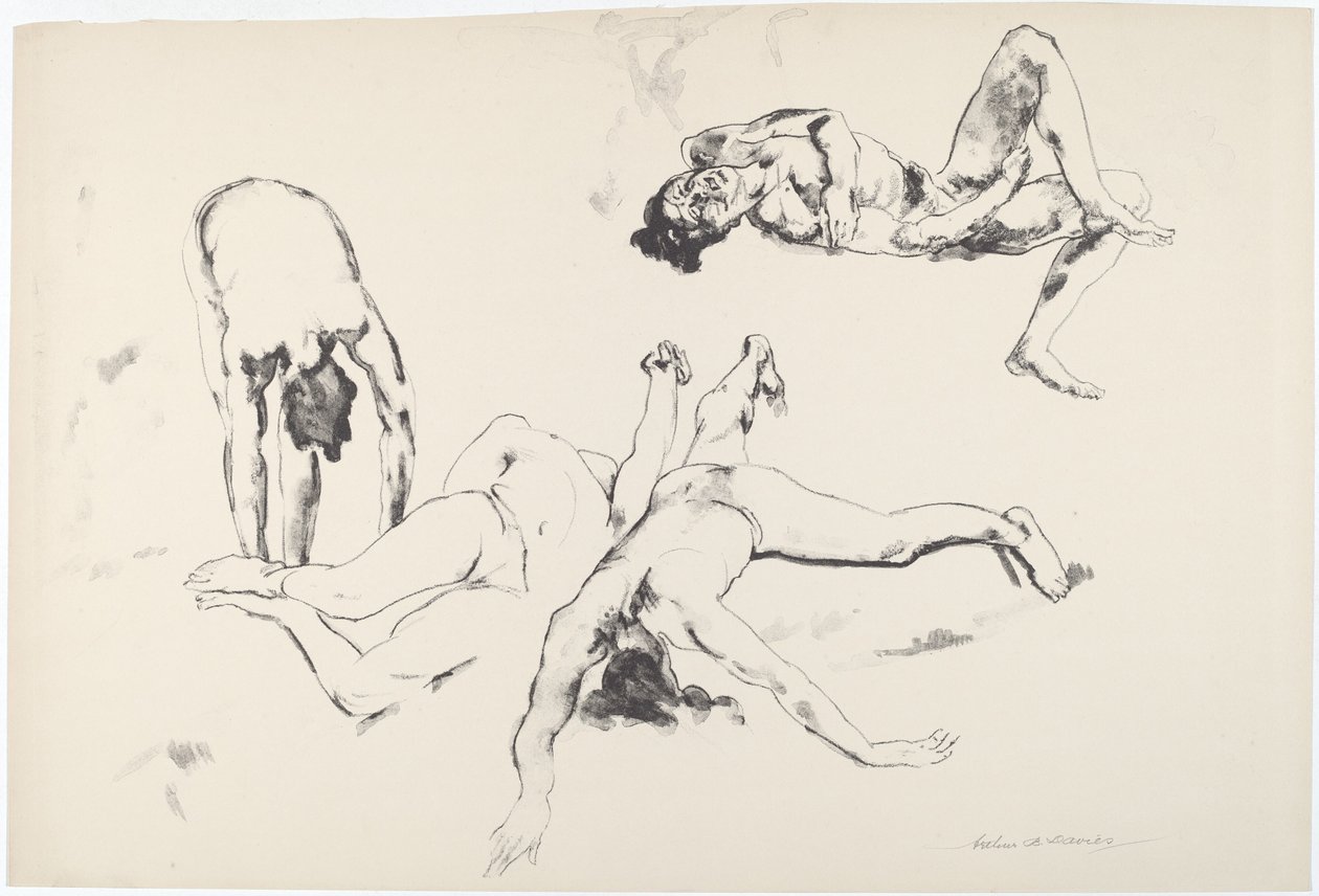 Män i ångest av Arthur B. Davies
