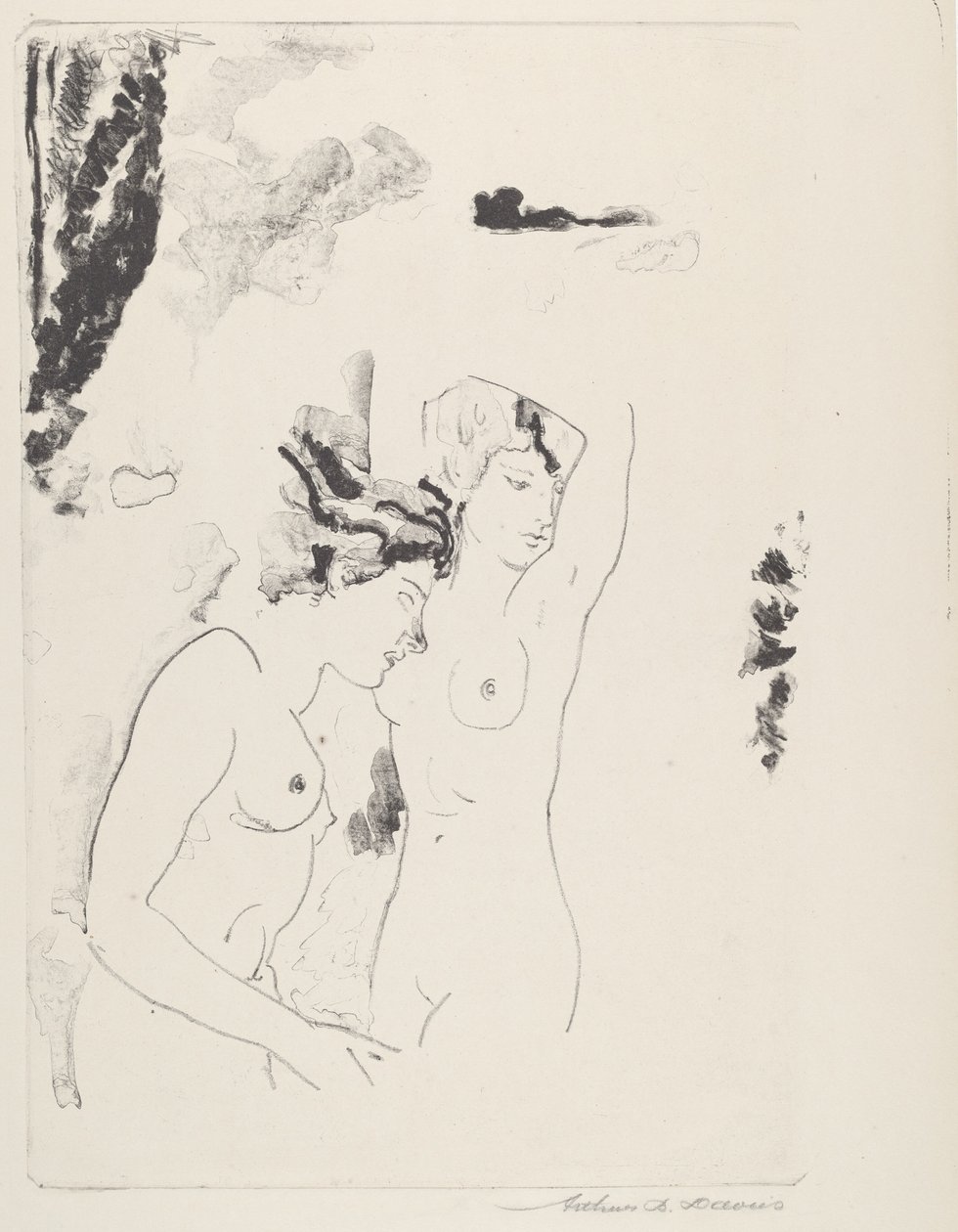 Strömmens nymfer av Arthur B. Davies