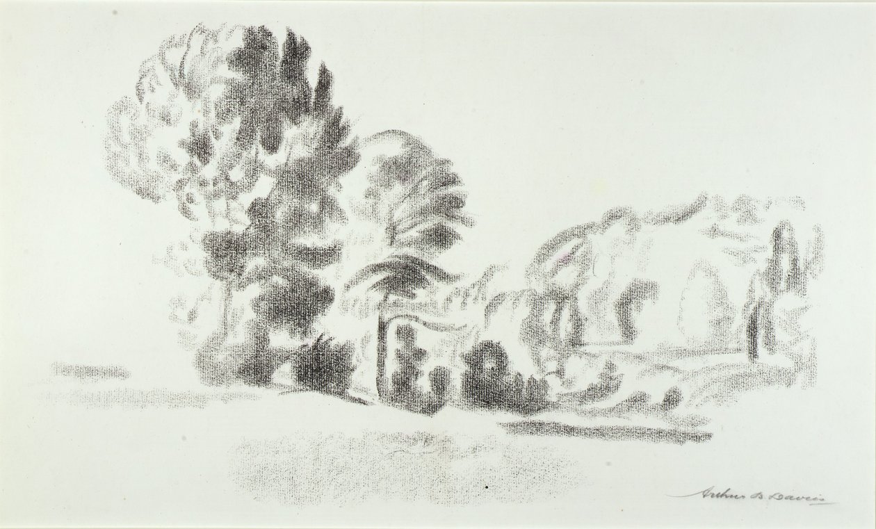 Stranden vid Rockland Lake av Arthur B. Davies