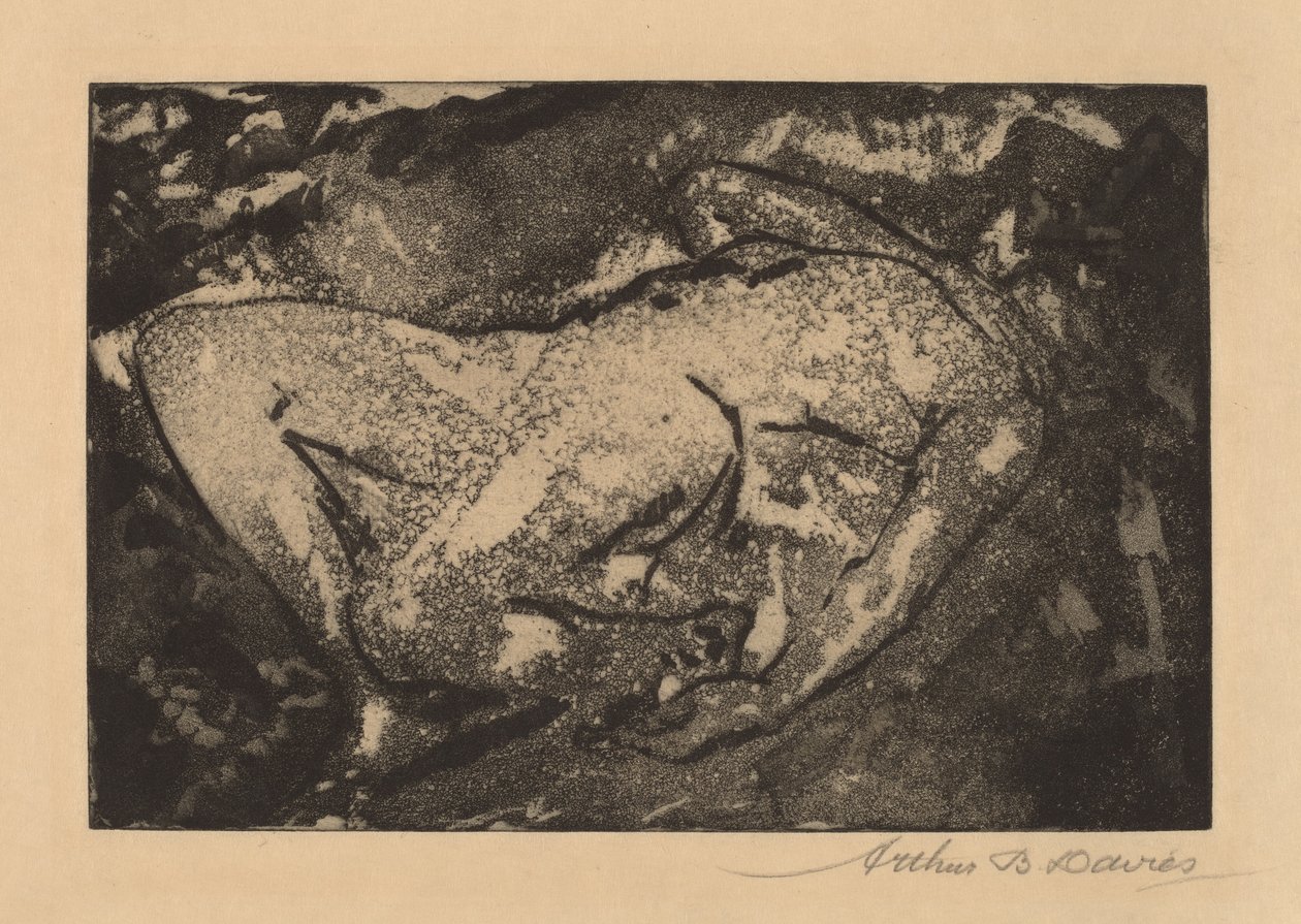 Tragisk figur av Arthur B. Davies