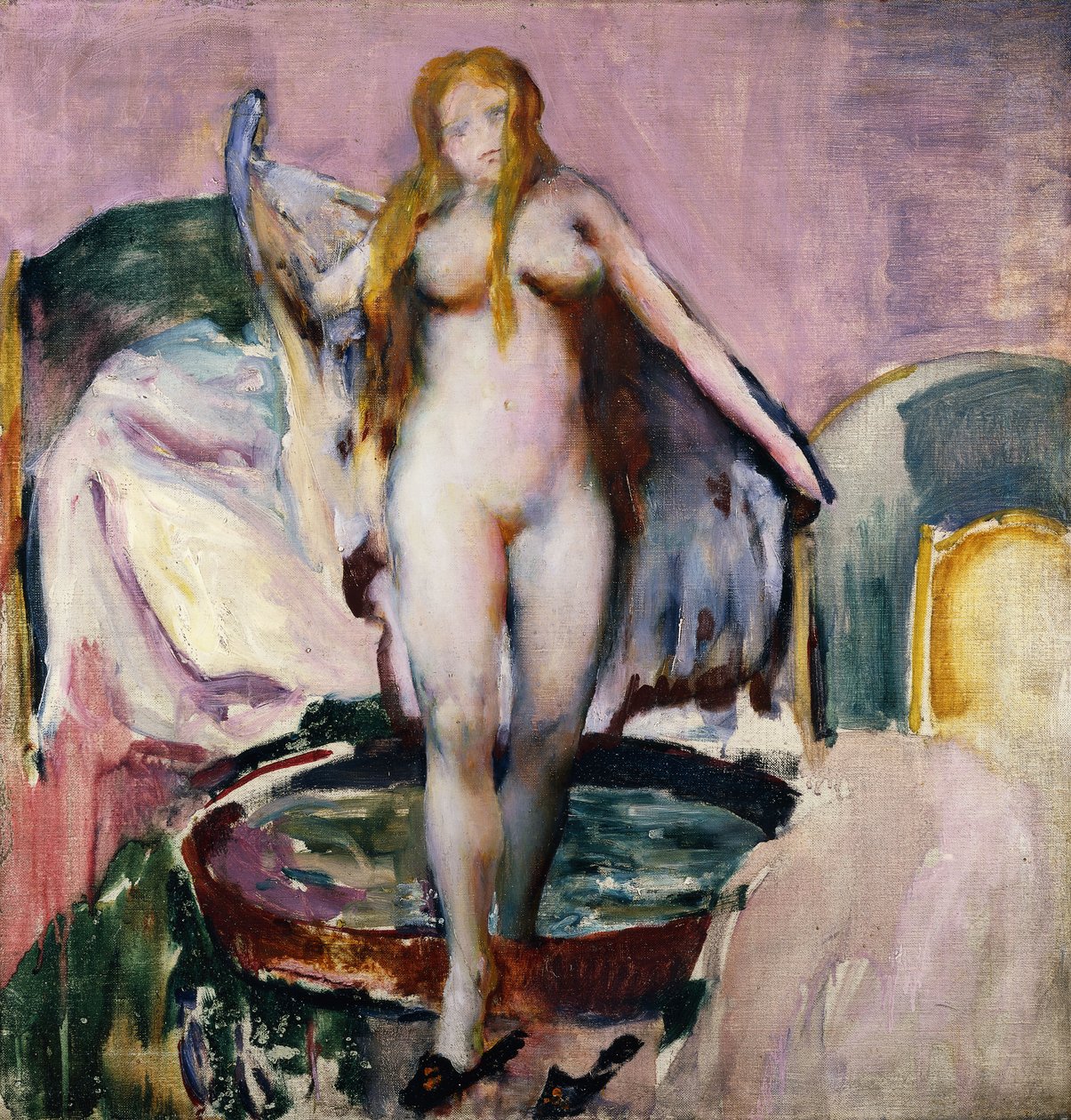 Efter badet av Arthur Beecher Carles