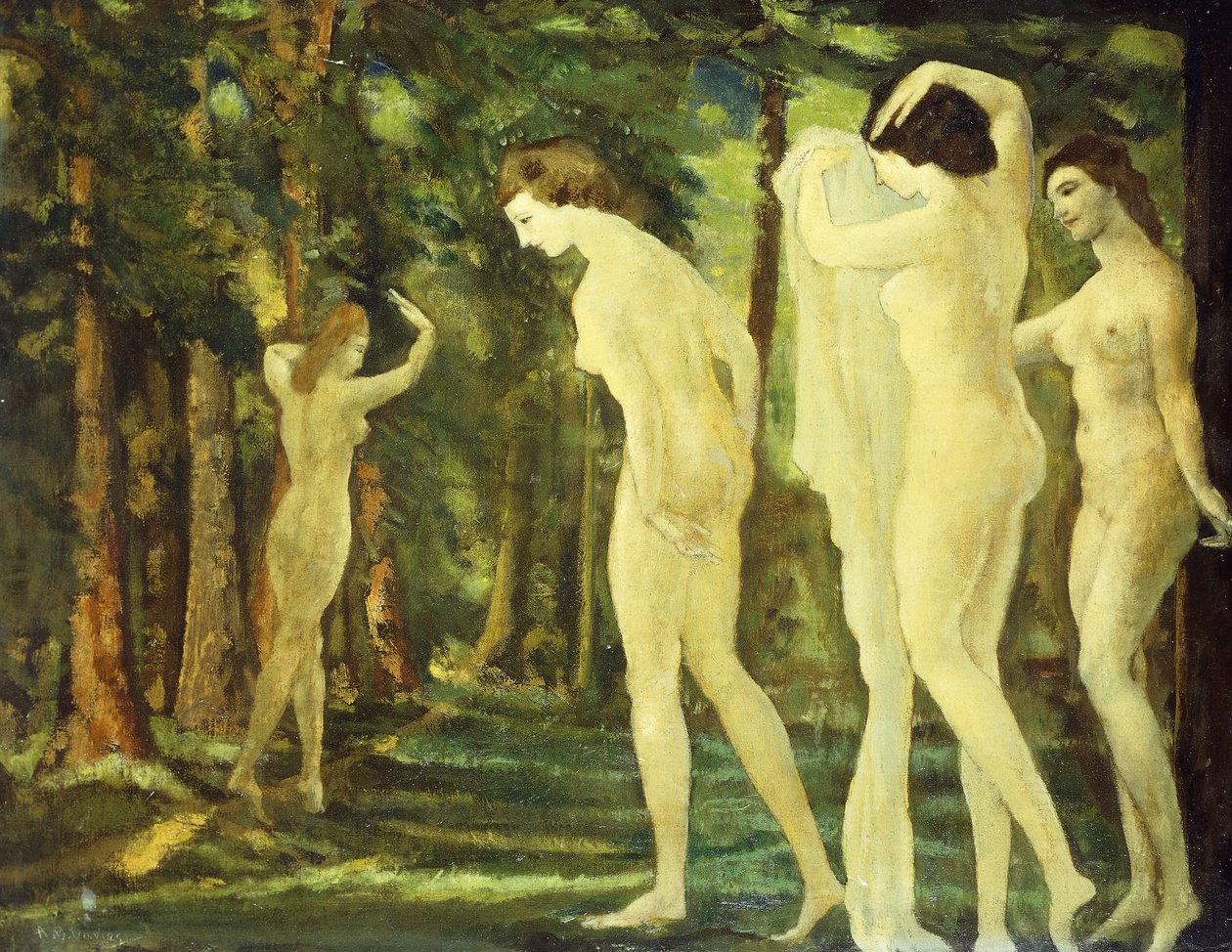 Moln av förändring, av Arthur Bowen Davies