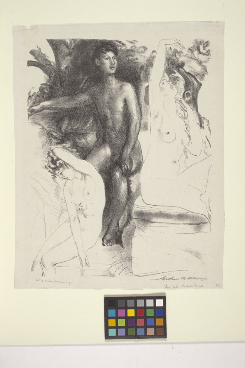 Dominion (litografi) av Arthur Bowen Davies