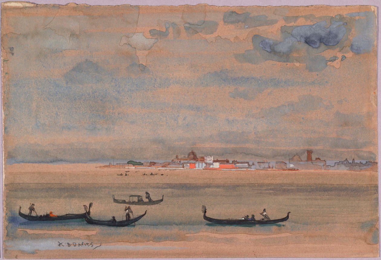 Gondoler av Arthur Bowen Davies