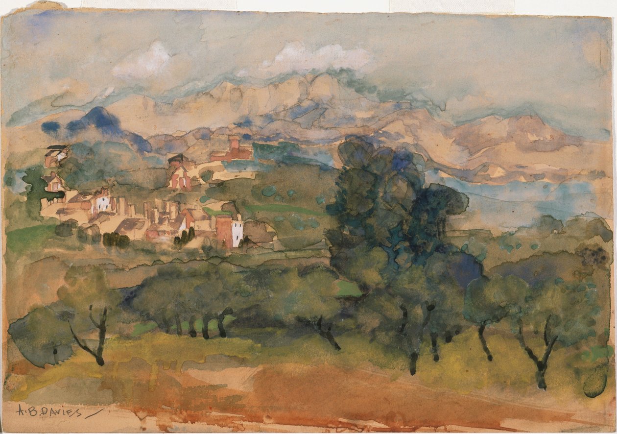 Olivträd av Arthur Bowen Davies