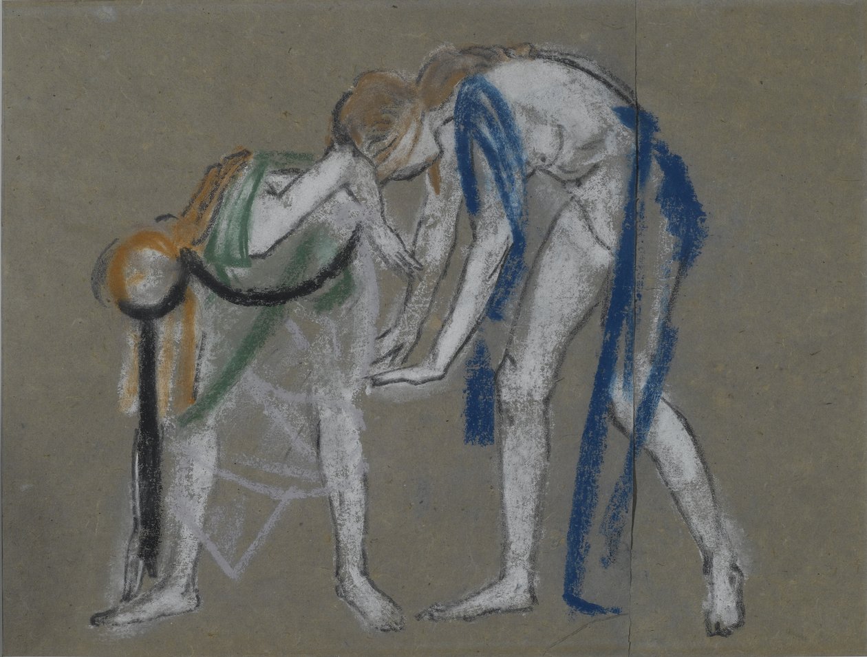Studie av två dansare, c.1915-20 av Arthur Bowen Davies