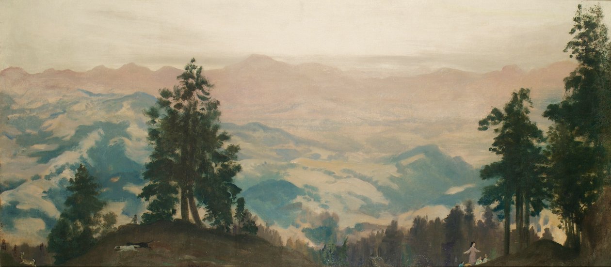 Jaktens lockelse, 1905 av Arthur Bowen Davies