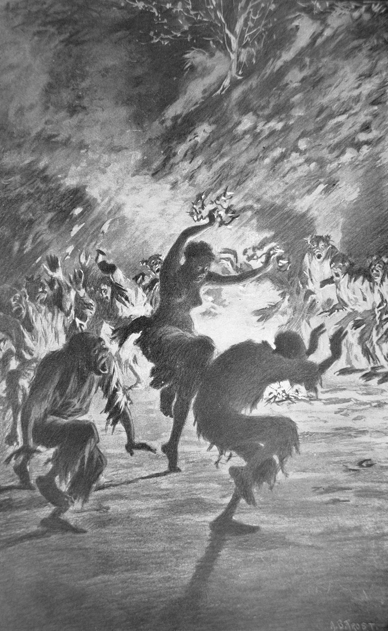 Haitisk voodoo ritual av Arthur Burdett Frost