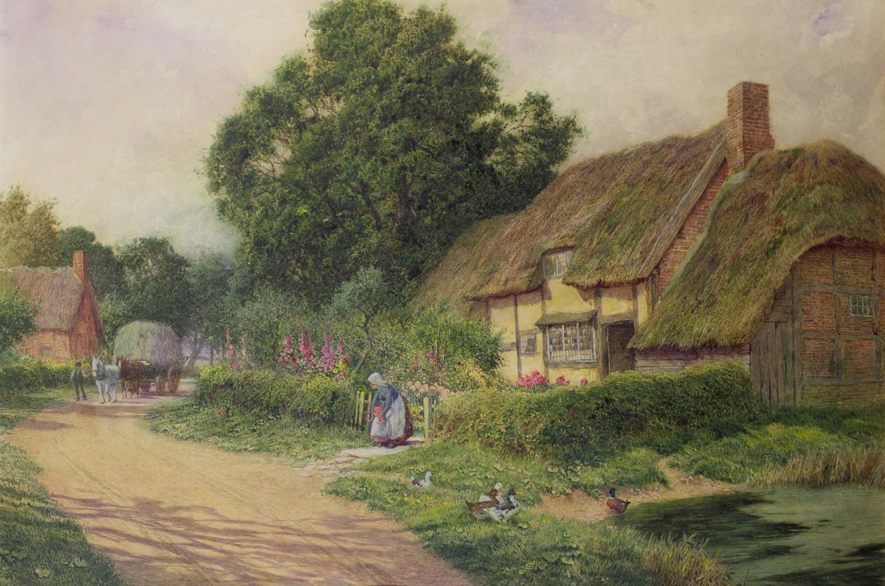 Hovvagnens ankomst av Arthur Claude Strachan