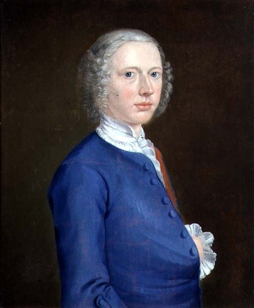 Självporträtt, ca 1737 (olja på duk) av Arthur Devis