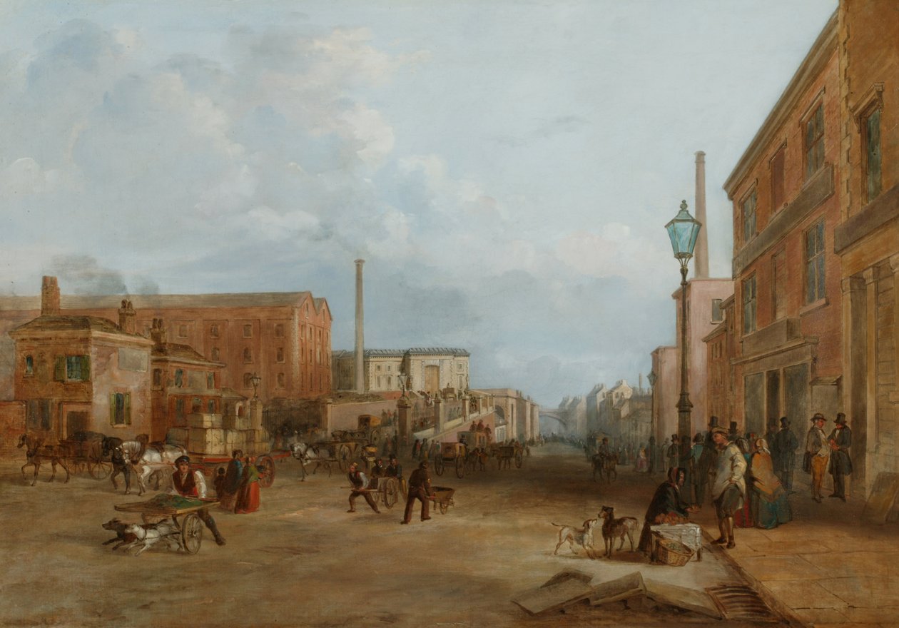 London Road, Manchester av Arthur Fitzwilliam Tait
