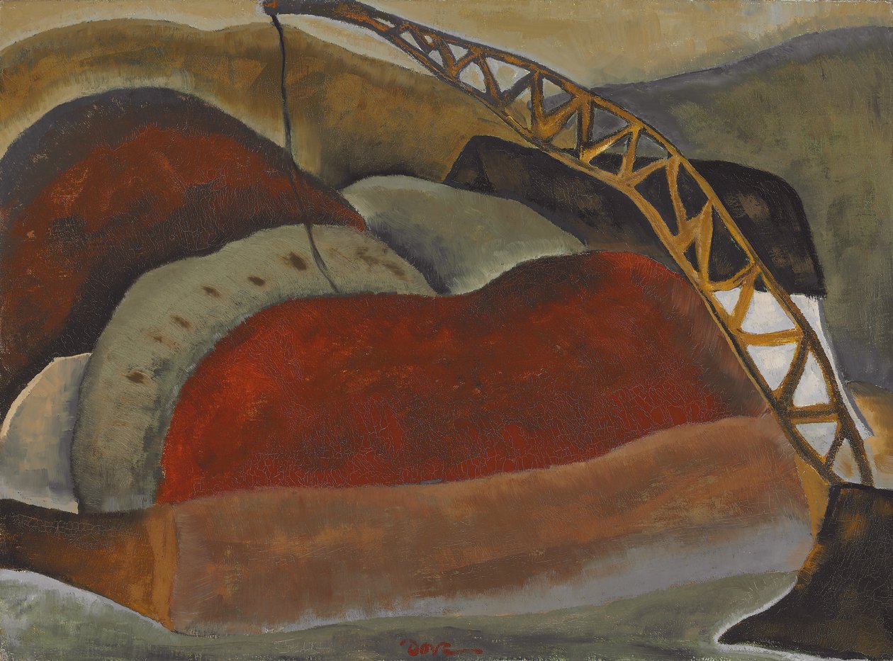 Cinder Barge och Derrick av Arthur Garfield Dove