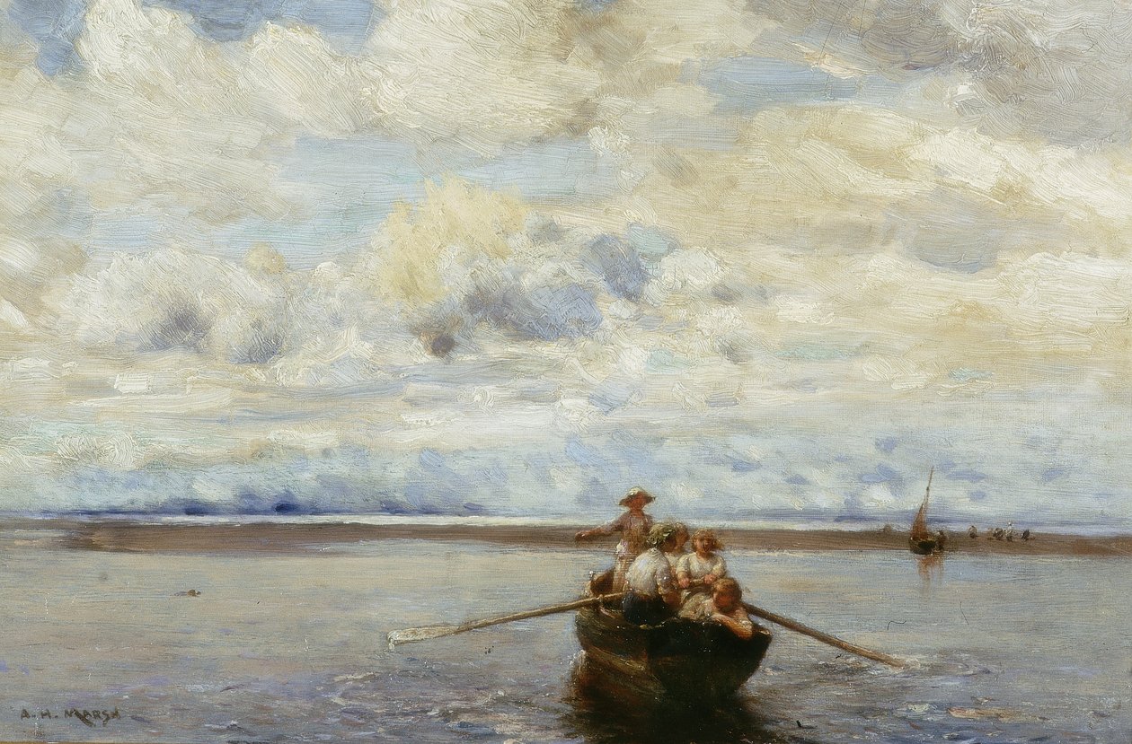 Cockle Gatherers, 1885 av Arthur Hardwick Marsh