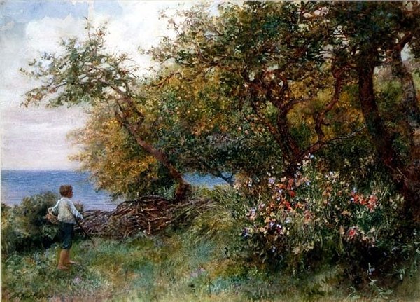 En fruktträdgård av Arthur Hopkins